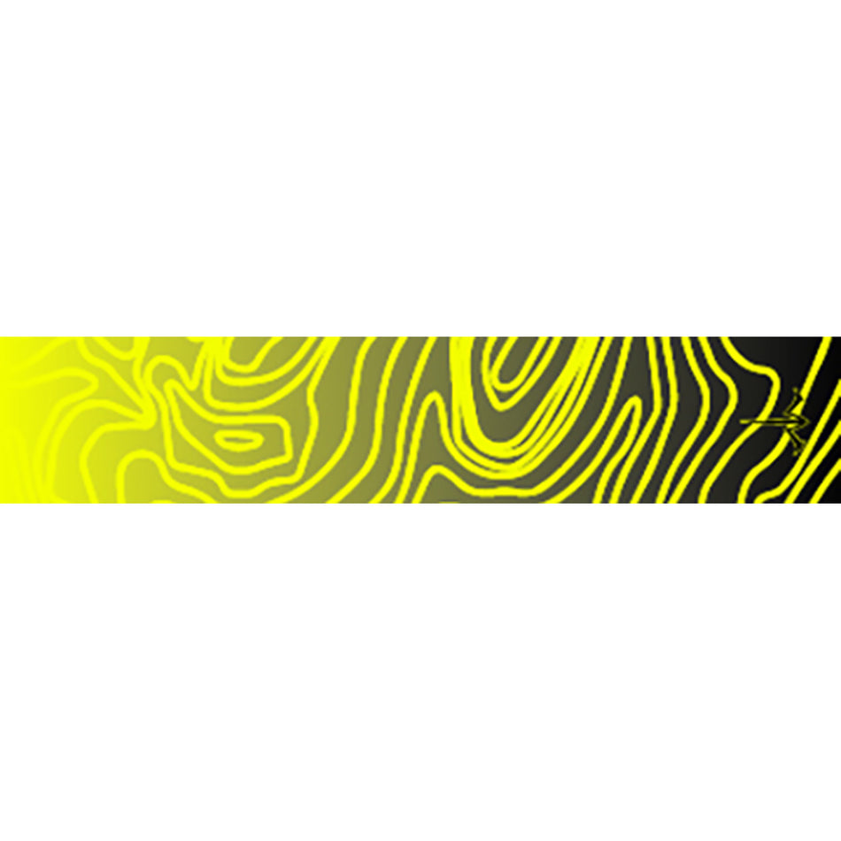 White Water Archery Yellow Topo Fade Arrow Wraps 1.125 in. x 5 in. 15 pk.