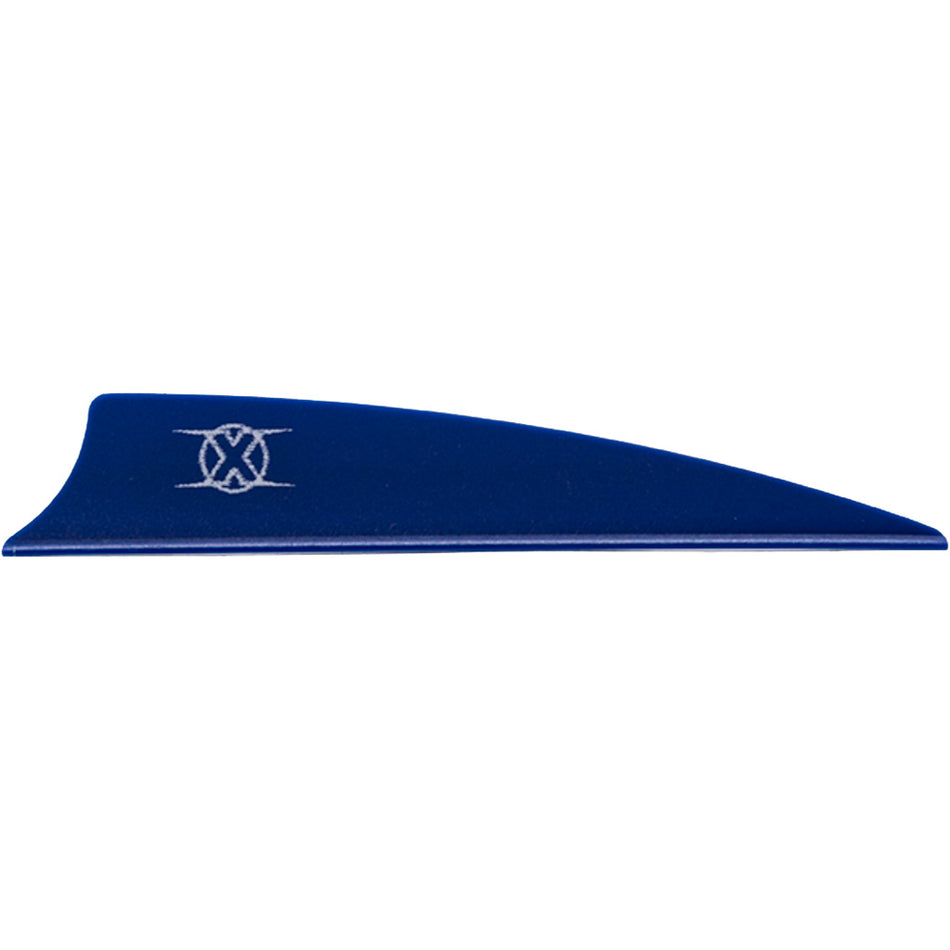 Bohning X Vanes Shield Cut 3 in. Blue 36 pk.
