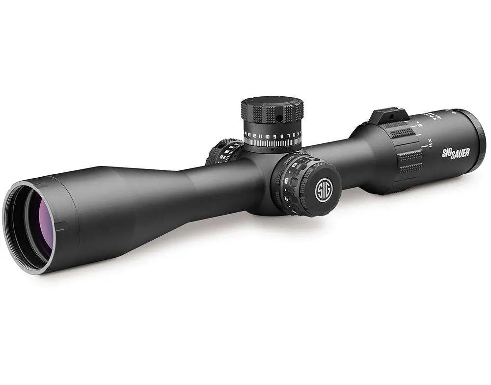 SIG SAUER TANGO4 Riflescope 4-16x44mm 30mm FFP MOA Illum Side Focus 0.25 MOA ADJ Black