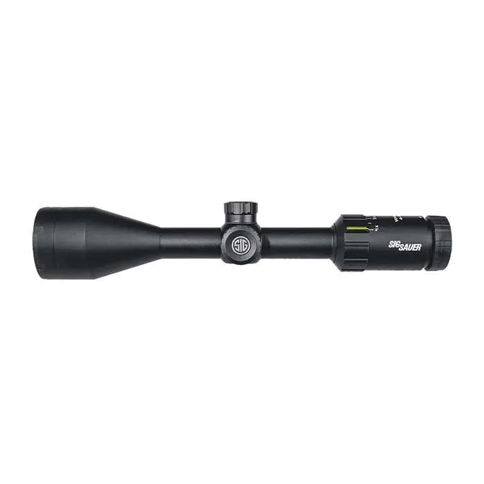 SIG Sauer Whiskey3 4-12x50mm Scope 1 In SFP Illum Hellfire Quadplex Black 0.25 MOA