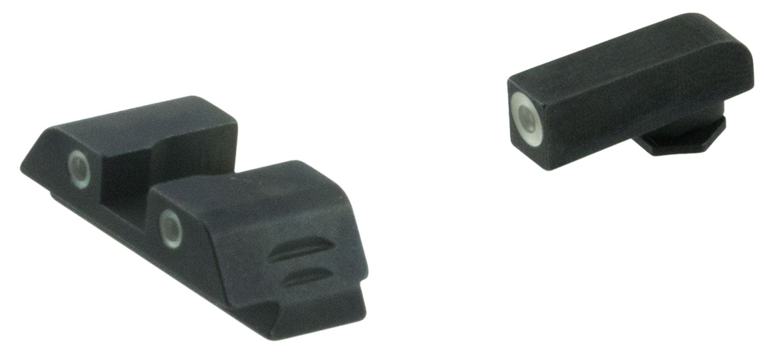 AmeriGlo GL5113 Classic Tritium Night Sight Set for Glock Gen 5 9mm/.40 Green Tritium White Outline