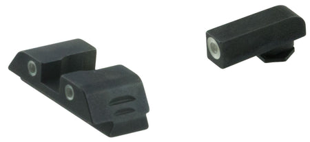 AmeriGlo GL5113 Classic Tritium Night Sight Set for Glock Gen 5 9mm/.40 Green Tritium White Outline