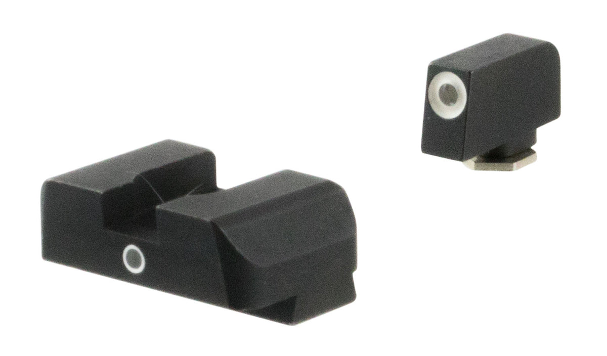 AmeriGlo GL5101 i-Dot Sight Set for Glock Gen 5 Green Tritium White Outline Front Green Rear