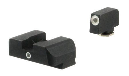 AmeriGlo GL5101 i-Dot Sight Set for Glock Gen 5 Green Tritium White Outline Front Green Rear