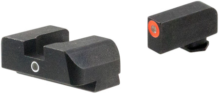AmeriGlo GL5201 i-Dot Sight Set for Glock Gen 5 Green Tritium Orange Outline Front Green Rear