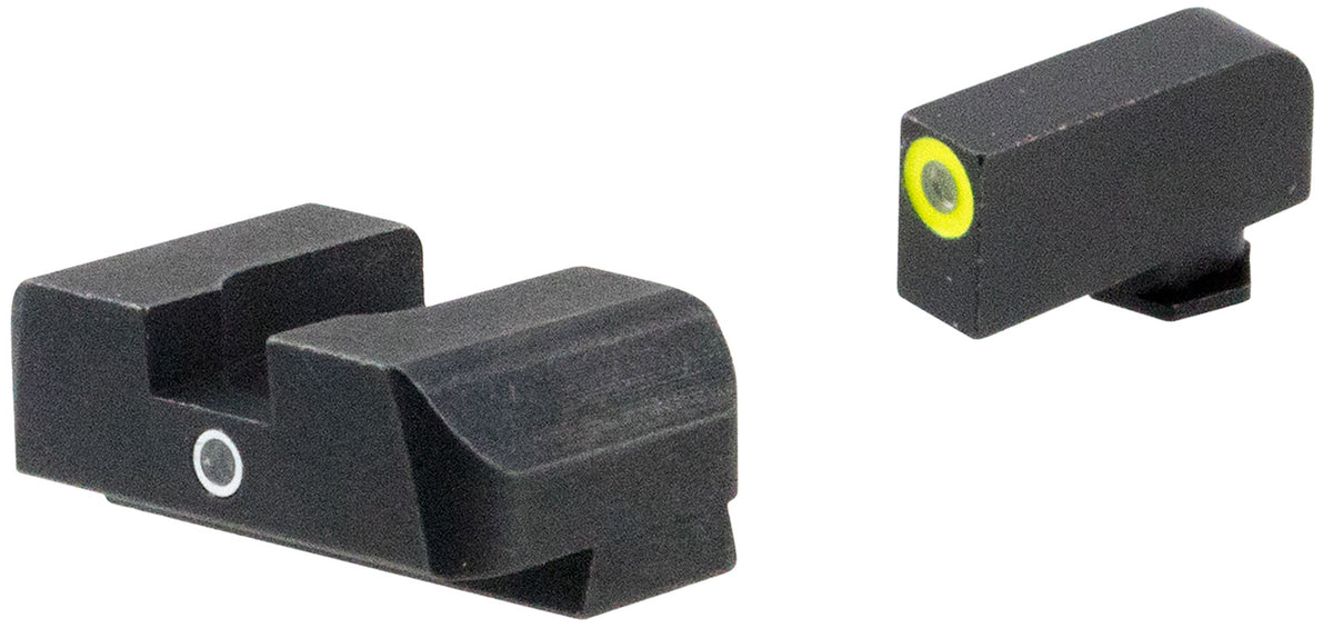 AmeriGlo GL5301 i-Dot Sight Set for Glock Gen 5 Green Tritium LumiGreen Outline Front Green Rear