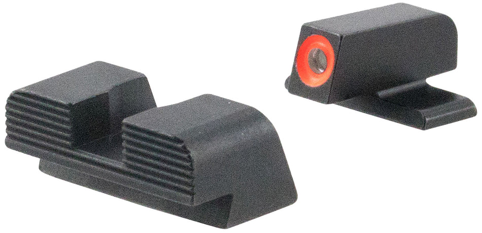 AmeriGlo SG434 Protector Tritium Sight Set for Sig Sauer Green Orange Outline Front Black Rear