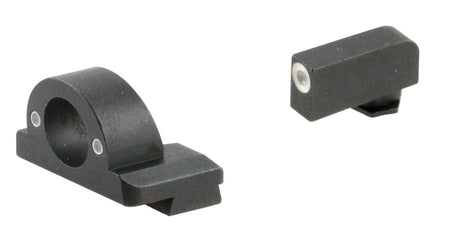 AmeriGlo GL5125 Ghost Ring Sight Set for Glock Gen 5 Green Tritium White Outline Front Green Aperture Rear
