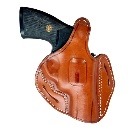 1791 Gunleather RVHX 4.3 Thumb Break Revolver Holster Classic Brown Right Hand