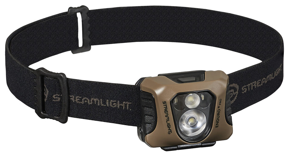 Streamlight Enduro Pro 61425 Coyote Multi-Mode Headlamp 15/25/45/75/125/200 Lumens Green/White LED