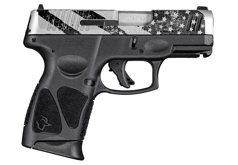 G3C 9MM BK/SS 3.26 '' BL 3X12 RDS US FLAG ENGRAV