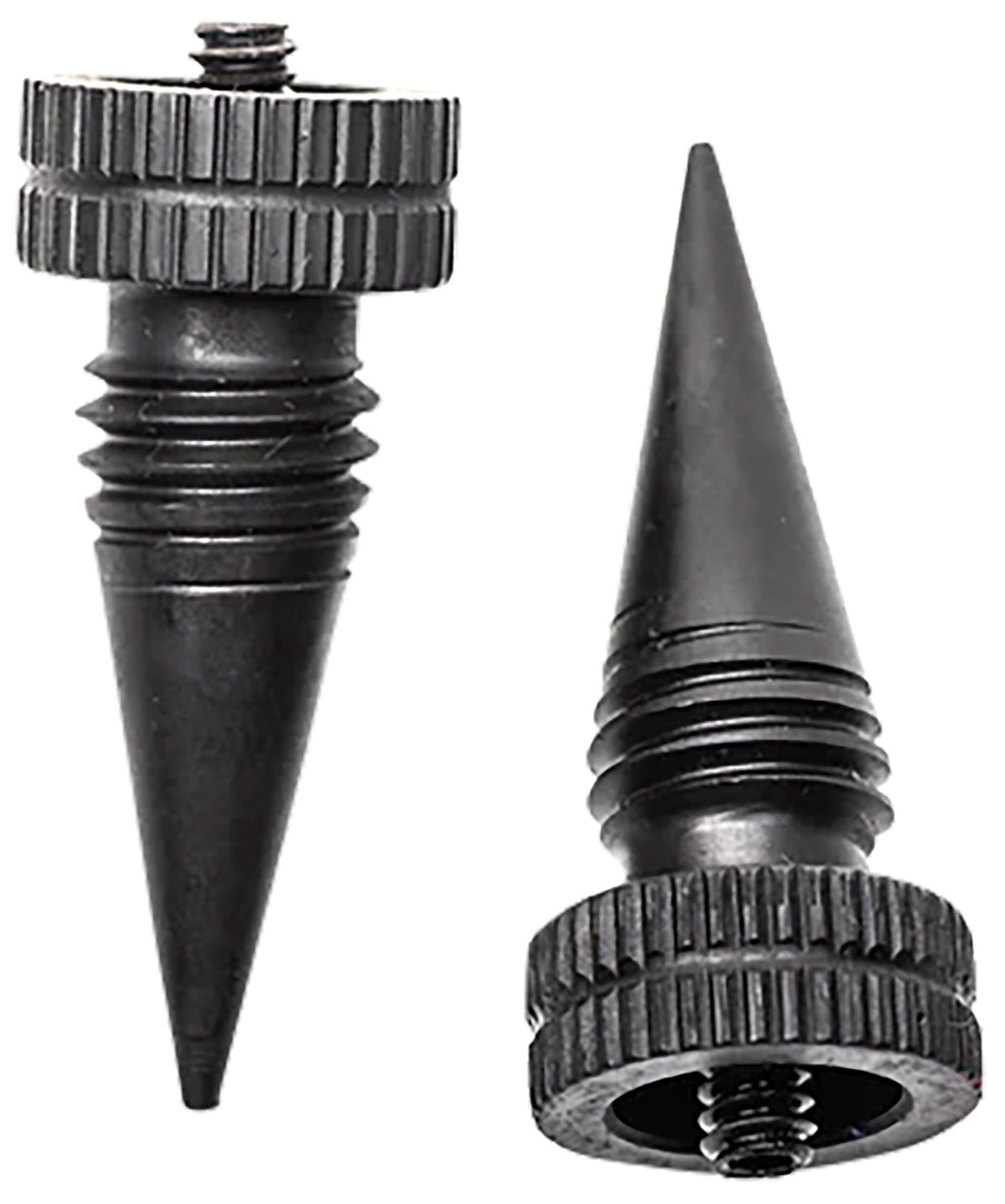 Accu-Tac LRS0200 Screw-On Replacement Spike Set for LR-10 Bipod, Black Oxide Aluminum