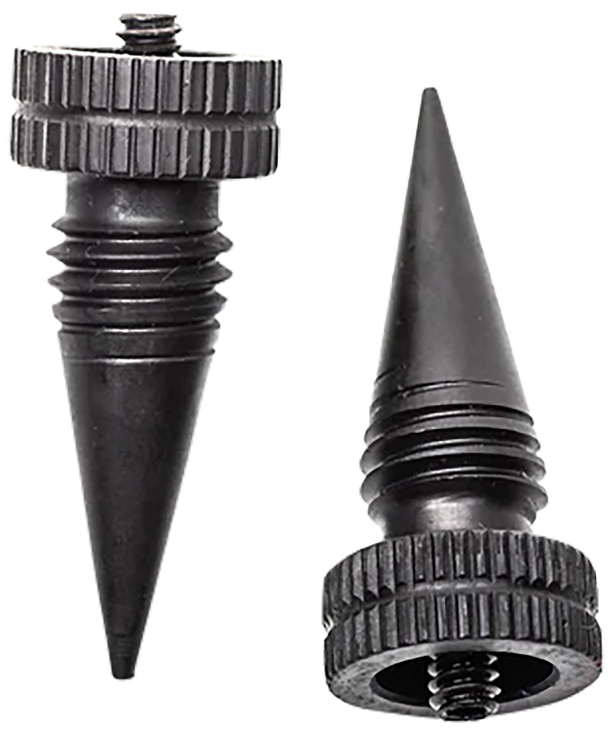 Accu-Tac LRS0200 Screw-On Replacement Spike Set for LR-10 Bipod, Black Oxide Aluminum