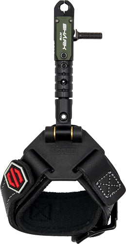 Scott Release Shark RTS Double Jaw Black Leather Buckle Strap