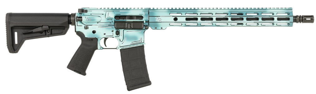 Shark Coast Tactical Anime 15 5.56 NATO 16" M-LOK Rifle - Blue, 30-Round