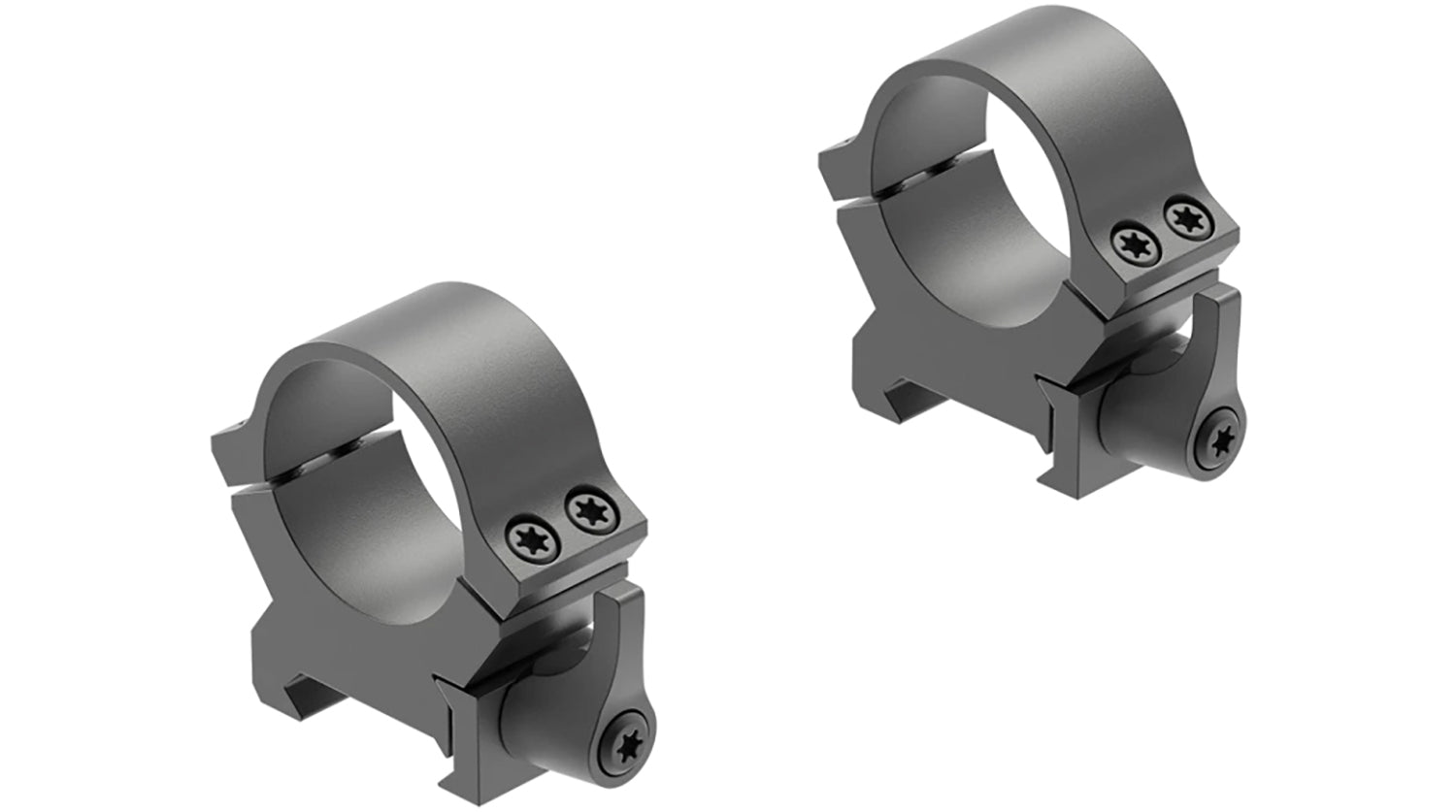 Leupold 174068 QRW2 1" Medium Cross-Slot Matte Black Scope Rings Quick Release
