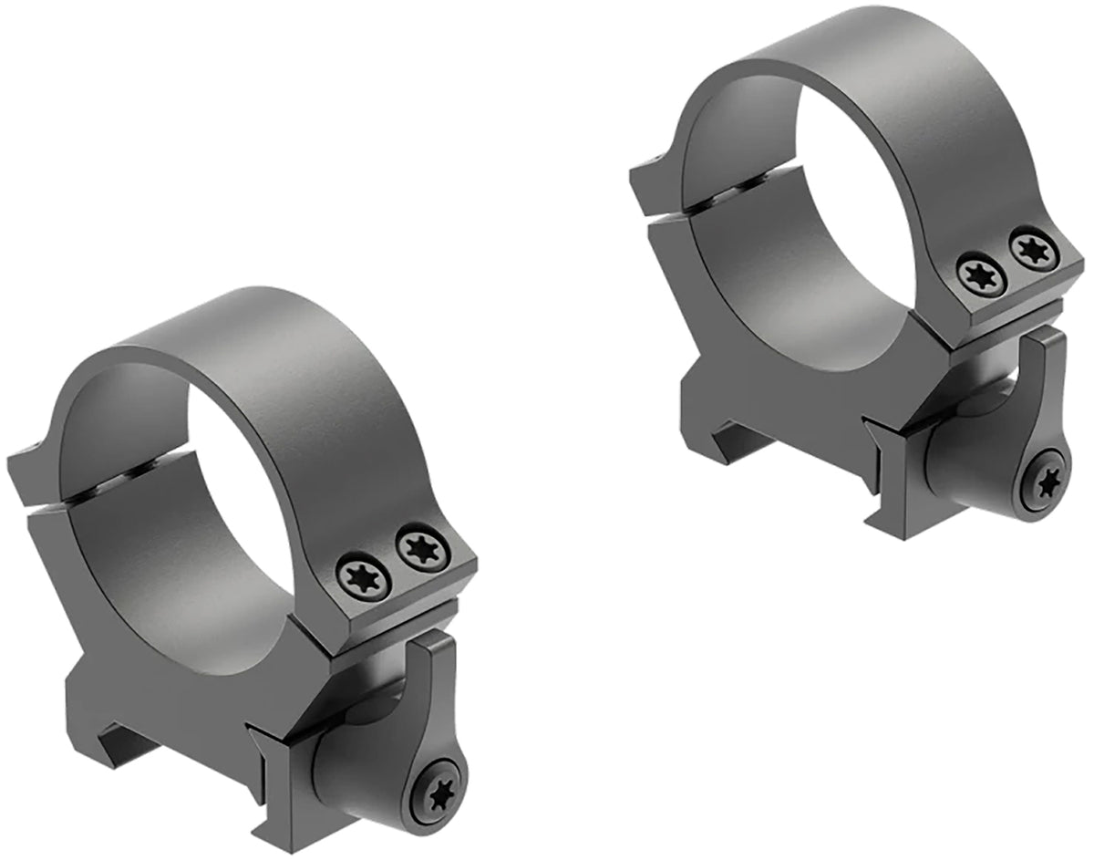 Leupold 174076 QRW2 30mm Medium Quick Release Scope Ring Set Matte Black Cross-Slot