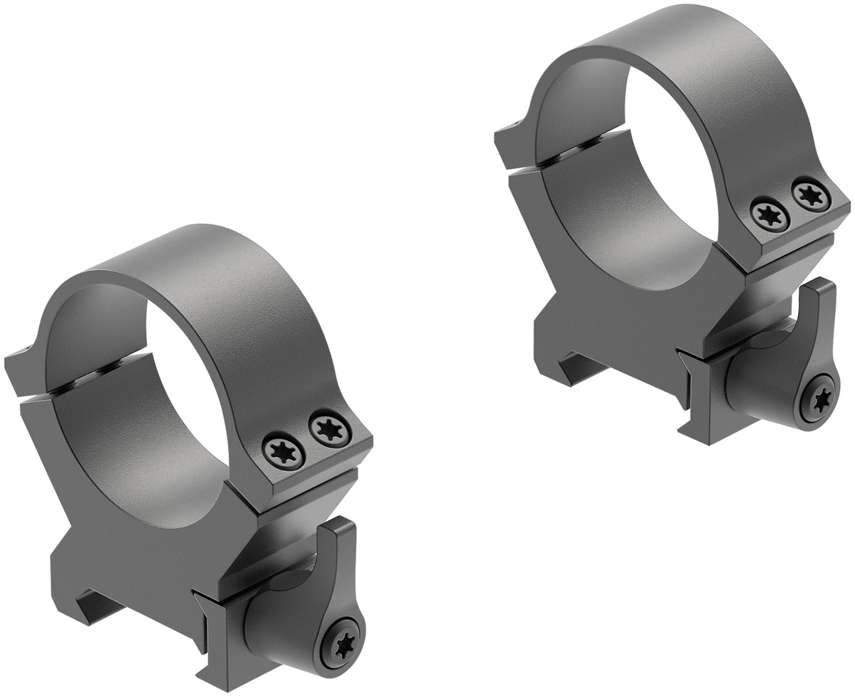 Leupold 174078 QRW2 30mm High Quick Release Scope Ring Set Matte Black Cross-Slot