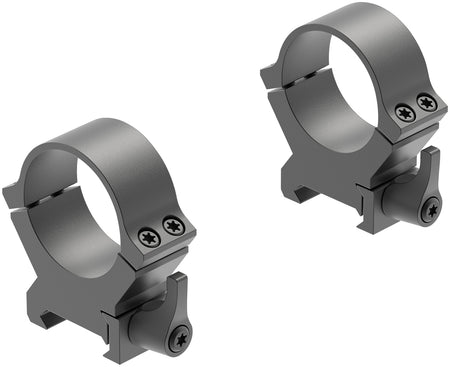 Leupold 174078 QRW2 30mm High Quick Release Scope Ring Set Matte Black Cross-Slot
