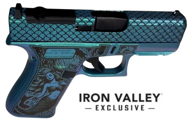 GLOCK 43X MOS 9mm 3.41" Mermaid 10rd IVS