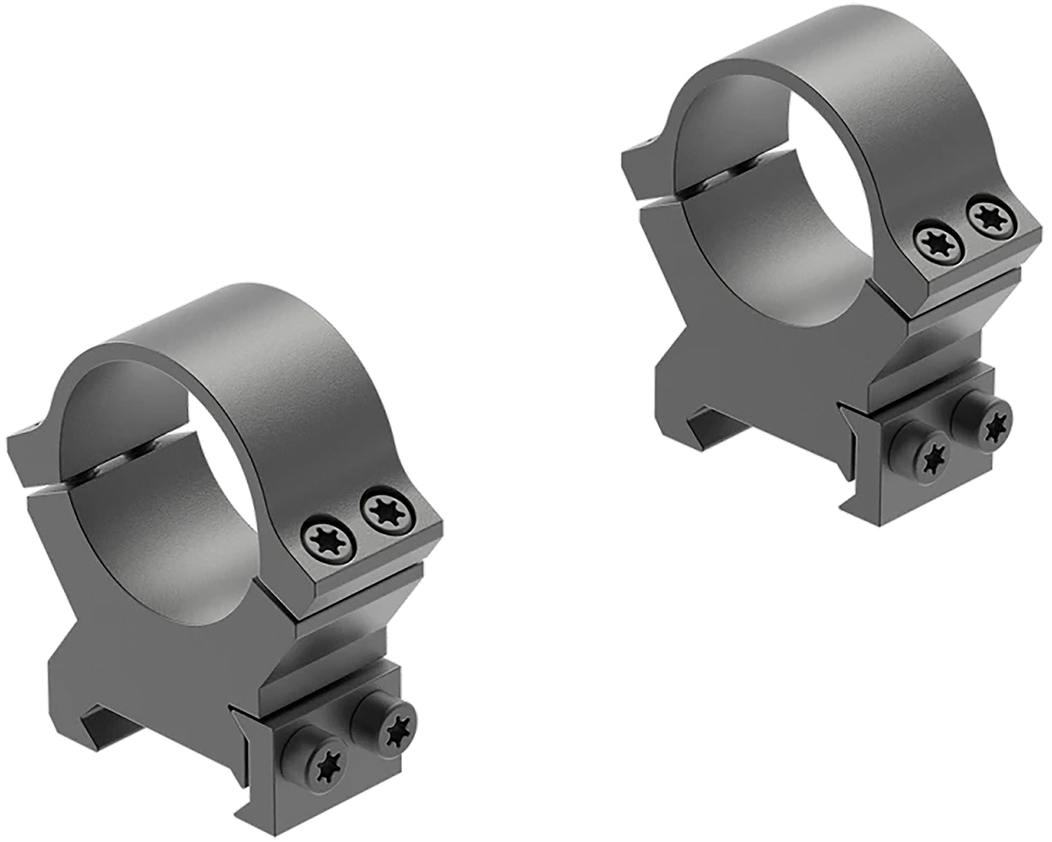 Leupold 174082 PRW2 1" High Cross-Slot Matte Black Scope Rings