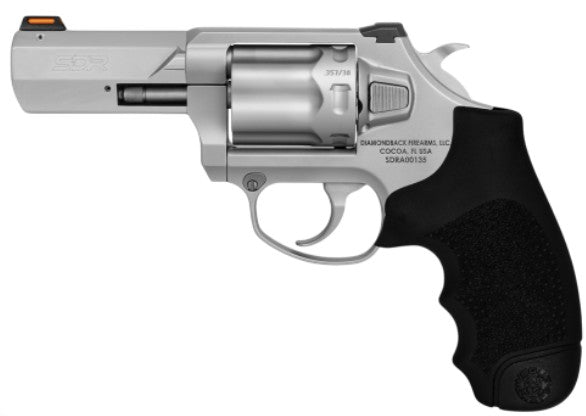 Diamondback DB0700S713 SDR DA/SA .357 Mag/.38 Special +P 6-Round Revolver, 3-Inch Stainless Barrel, Exposed Hammer