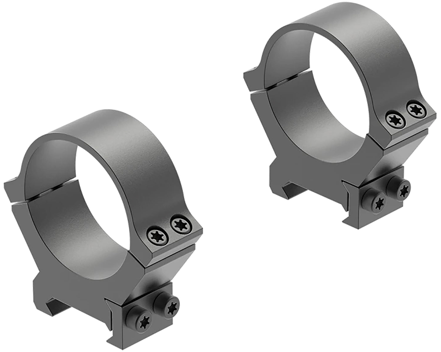 Leupold PRW2 Cross-Slot 34mm Medium Scope Rings Matte Black 174086
