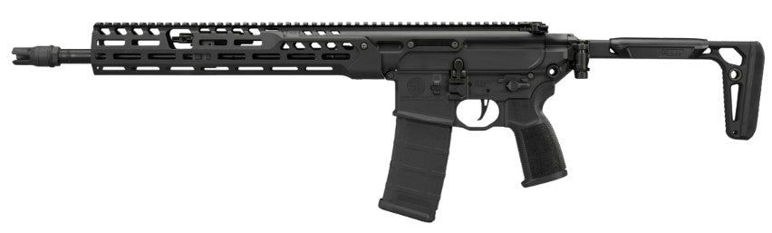 Sig Sauer RMCX556N16BLTB MCX Spear LT 5.56 NATO 30+1 16" Black Threaded Barrel, Black Anodized Alloy Receiver w/Picatinny Rail, M-LOK Handguard, Minimalist Plus Folding Stock, AR Compatible Reduced An