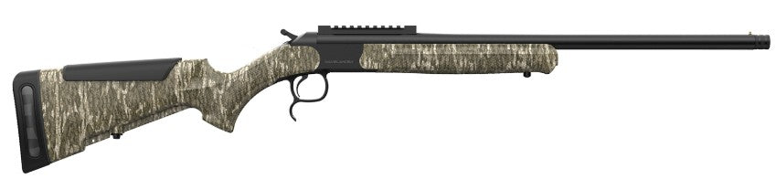 Retay USA GML20BTL Gamelander 20 Gauge Single Shot 3" 1rd Black Deep Bore Barrel, Black Drilled & Tapped Receiver w/Picatinny Rail, Adj LOP Bottomland Synthetic Stock