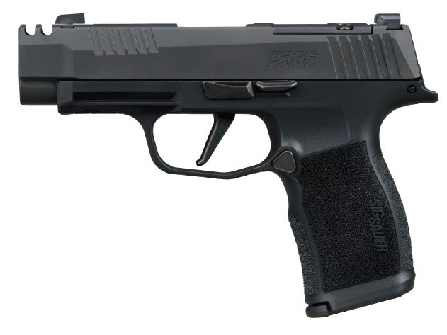 Sig Sauer 365XL380COMP10 P365XL 380 ACP 10+1 3.10" Black Ported Barrel, Black Nitron Stainless Steel Optic Cut/Ported/Serrated Slide, Black Stainless Steel Frame w/Picatinny Rail, Textured Grip, SIG-L