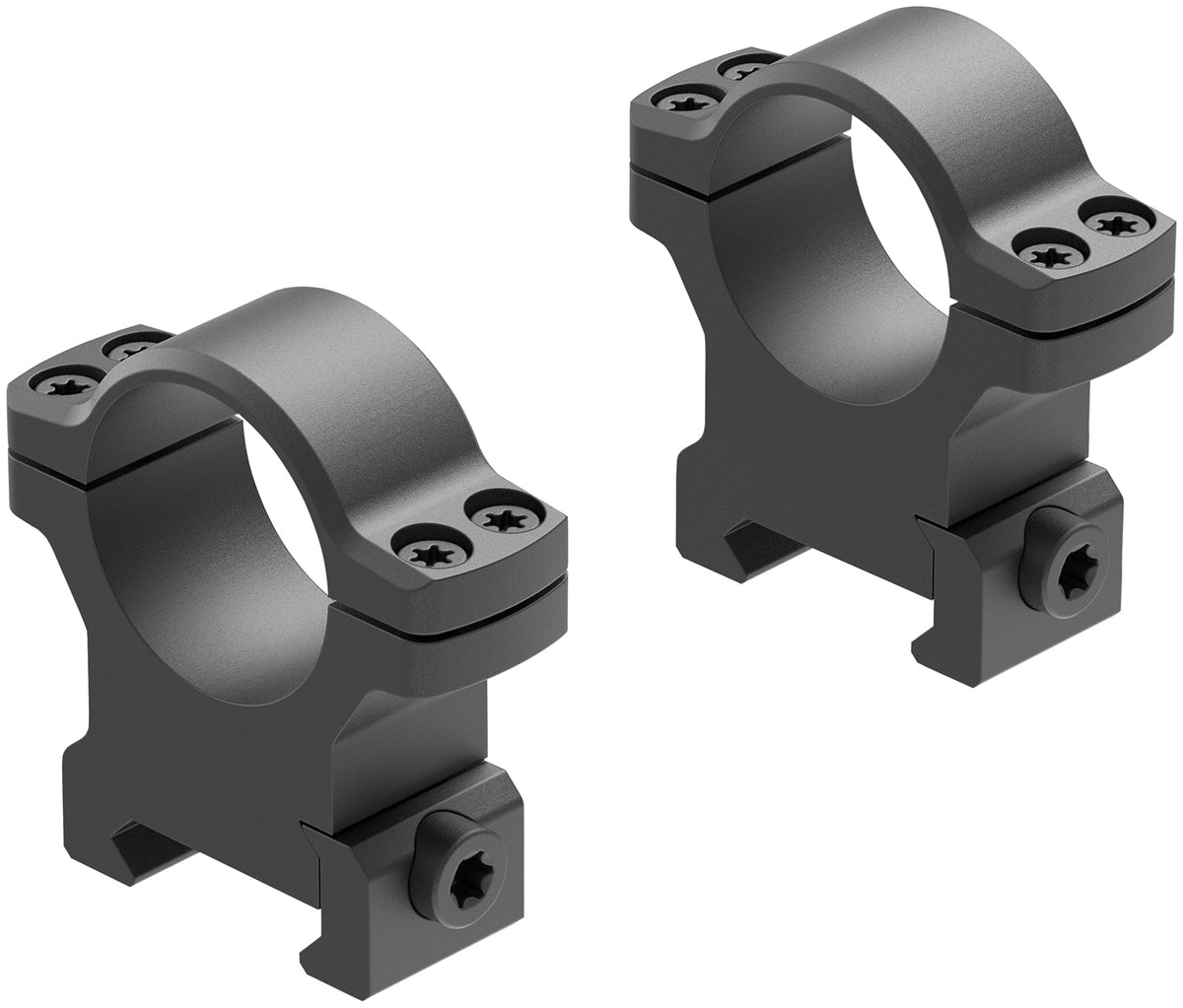 Leupold BackCountry Cross-Slot 1" High Scope Rings Matte Black 175118