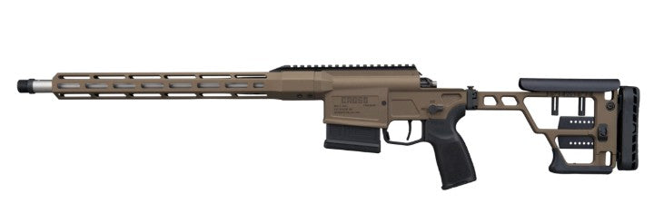 Sig Sauer CROSS30816BBRZ Cross 308 Win 5+1 Brushed Precision Stainless Steel Taper-Lok Barrel, Bronze Cerakote Aluminum Receiver w/Picatinny Rail, M-LOK Handguard, Precision Adj Folding Stock, Black