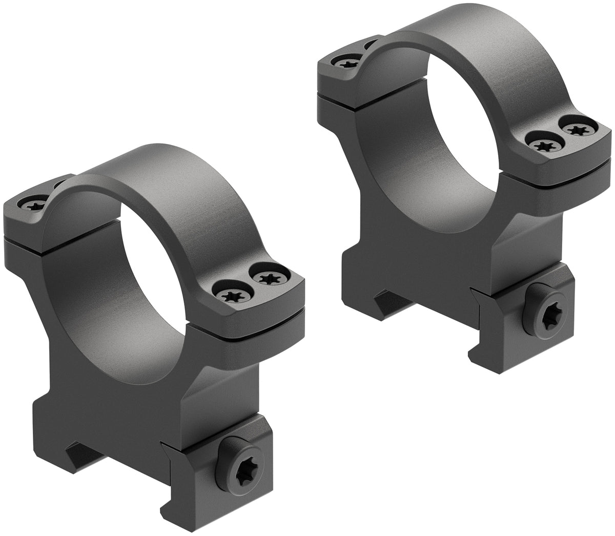 Leupold BackCountry Cross-Slot 30mm High Scope Rings Matte Black 175121