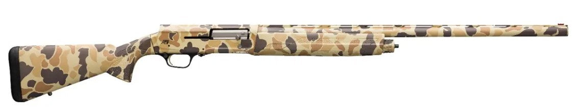 Browning 0119536005 A5 20 Gauge Semi-Auto 3" 3- 2.75" Shells 26" Overall Vintage Tan Camo Vent Rib Barrel, Aluminum Alloy Receiver & Adjustable Vintage Tan Camo Synthetic Stock