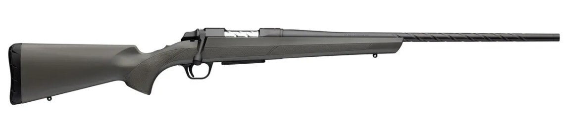 Browning 035851211 AB3 Pro Full Size 243 Win 4+1 22" Matte Blued Spiral Fluted Threaded Barrel, Matte Blued Steel Drilled & Tapped Receiver, Gray/Green Fixed Synthetic Stock, Right Hand