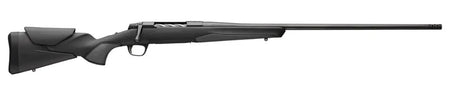 Browning 0360032006 X-Bolt 2 Hunter Full Size 22 Creedmoor 4+1 22" Matte Black Threaded Barrel, Steel Drilled & Tapped Receiver, Black w/Overmolding Adj Vari-Tech Synthetic Stock, Right Hand