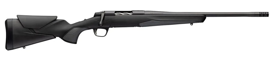 Browning 0361312006 X-Bolt 2 Hunter SPR 22 Creedmoor 4+1 22" Matte Blued Fluted Threaded Barrel & Steel Drilled & Tapped Receiver, Matte Black Adj Vari-Tech Synthetic Stock, Right Hand