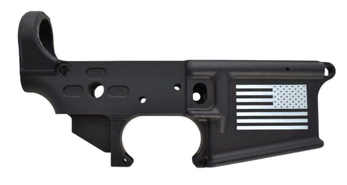Fostech Tech-15 AR-15 Stripped Lower Receiver - Multi Black