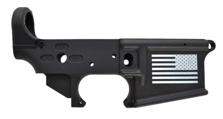 Fostech Tech-15 AR-15 Stripped Lower Receiver - Multi Black