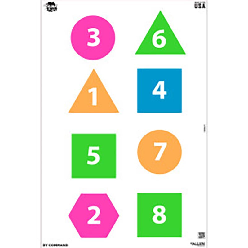 EZ Aim Fun Group Paper Targets 12" x 18", 8-Pack by Allen