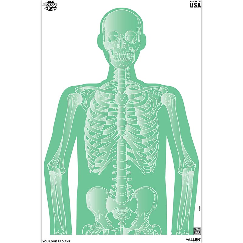 EZ Aim Fun You Look Radiant Paper Shooting Target 23x35, 3-Pack by Allen
