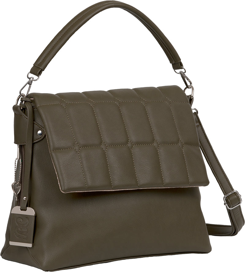 Concealed Carry Convertible Hobo Purse w/ Holster Olive Green