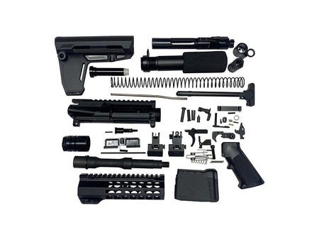 Bowden Tactical 7" HG AR Pistol Build Kit 7.5" Barrel Black