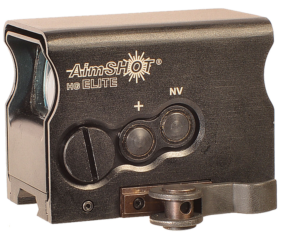 AimShot HGELITECGREE HG Elite 1x34mm 2 MOA Green Dot/65 MOA Circle Reticle Sight Black Anodized