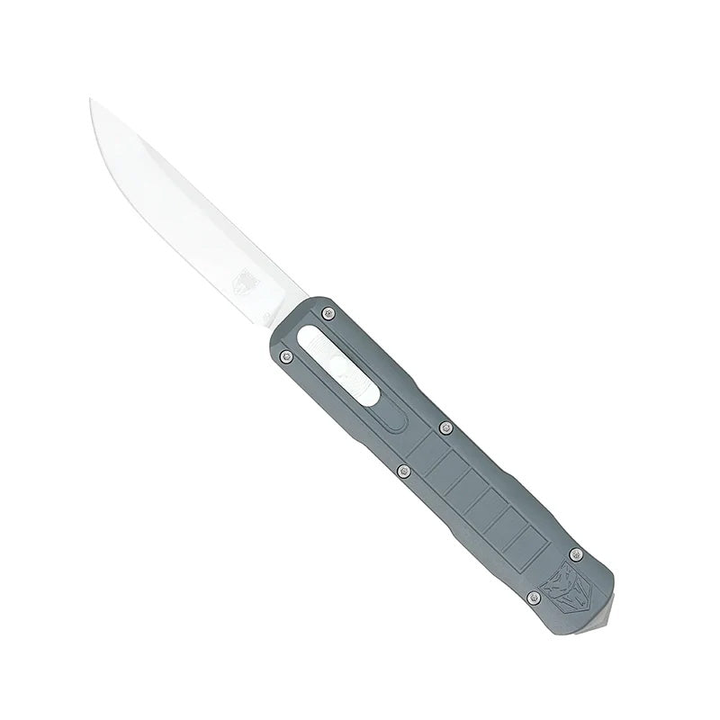 CobraTec Raptor Special Edition Grey OTF Auto Knife D2 Steel