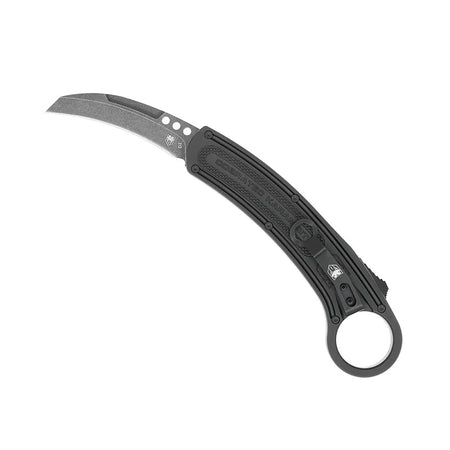 CobraTec Karambit Right Hand Black OTF Knife D2 Steel