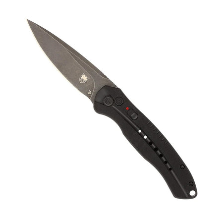 CobraTec Diablo 3.5" Black G-10 Handle Automatic Folding Knife