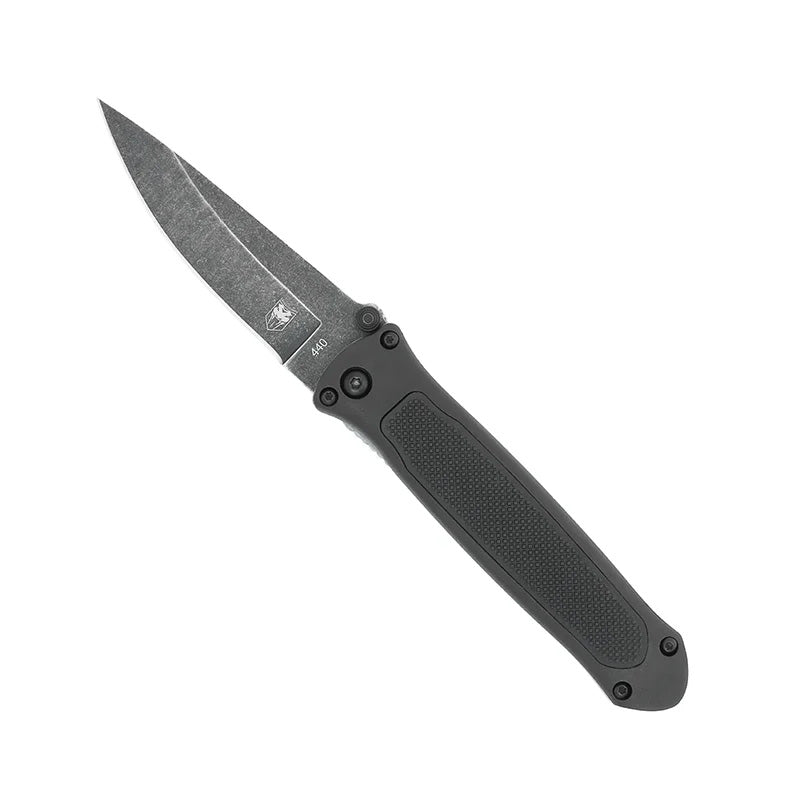 CobraTec Quick Strike 3.25" Hidden Release Folding Knife Black