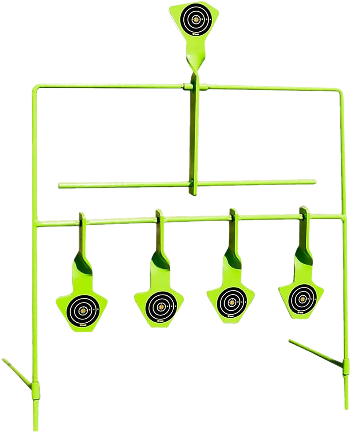 SME SMEST22RES Rimfire Reactive Resetting Target System Pistol/Rifle Black/Green Steel