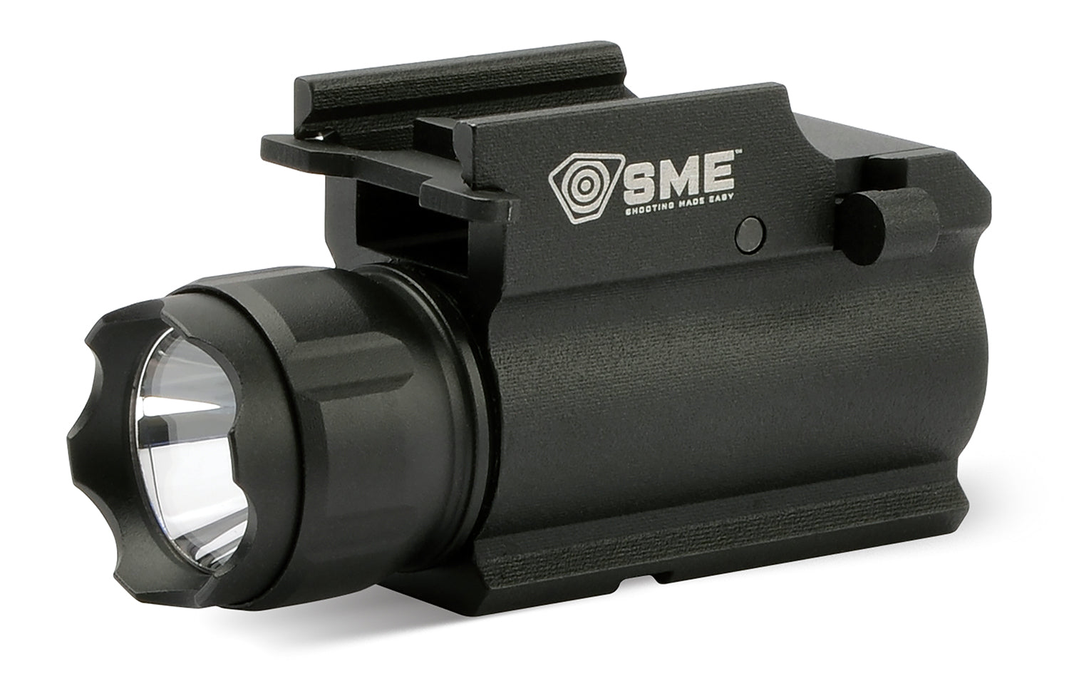 SME Rail Mount Pistol Light Black 250 Lumen White Cree LED CR123 Battery